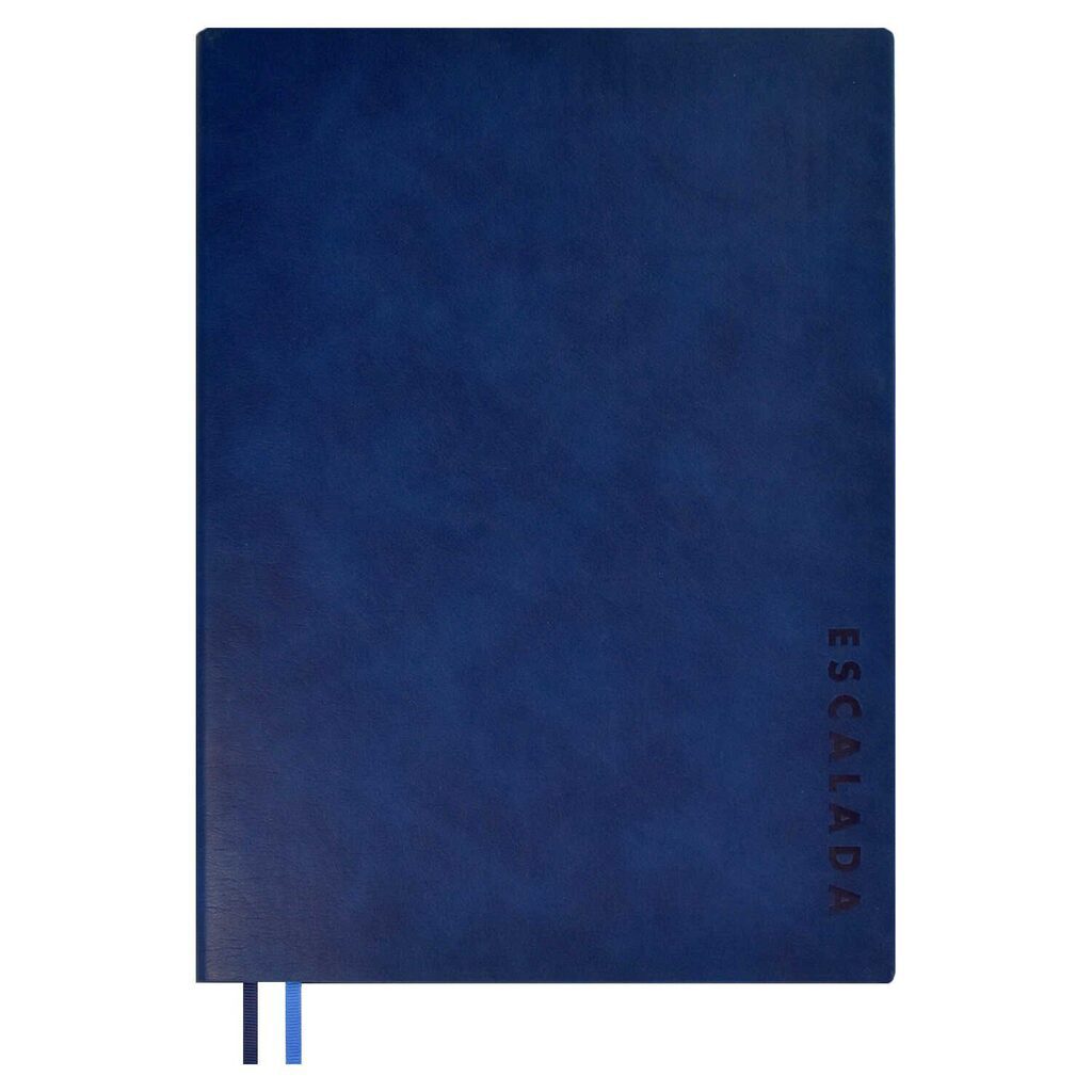 Ежедневник недат А4 кожзам., мягк.пер., 160л. "Флоттер синий" ляссе