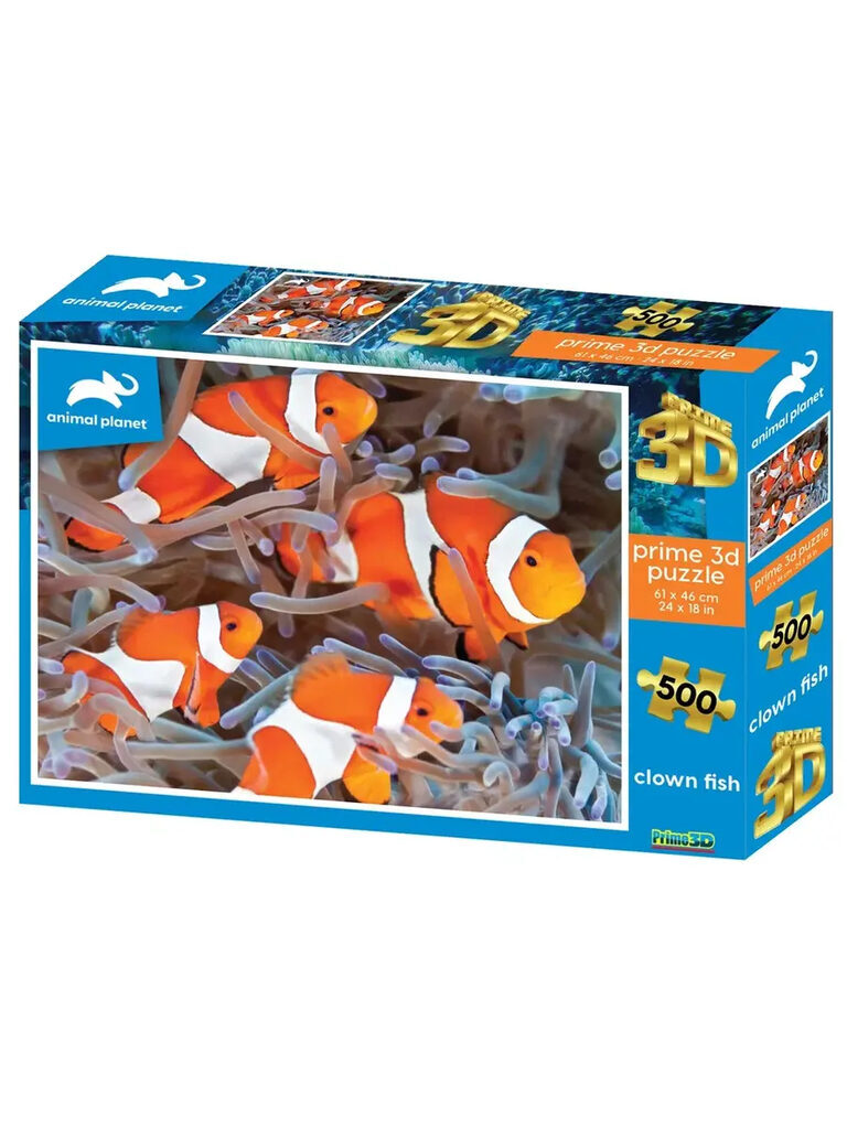 Пазл 3D 500 дет.  61*46см "Рыбы-клоуны"