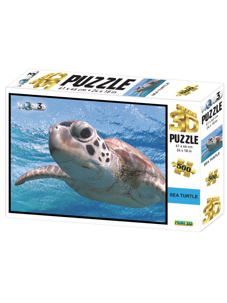 Пазл 3D 500 дет.  61*46см "Морская черепаха"