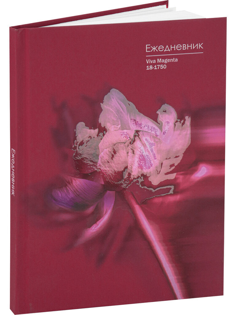 Ежедневник недат. А5  80л., 7БЦ "Розовые лепестки" софт-тач, выб.лак.