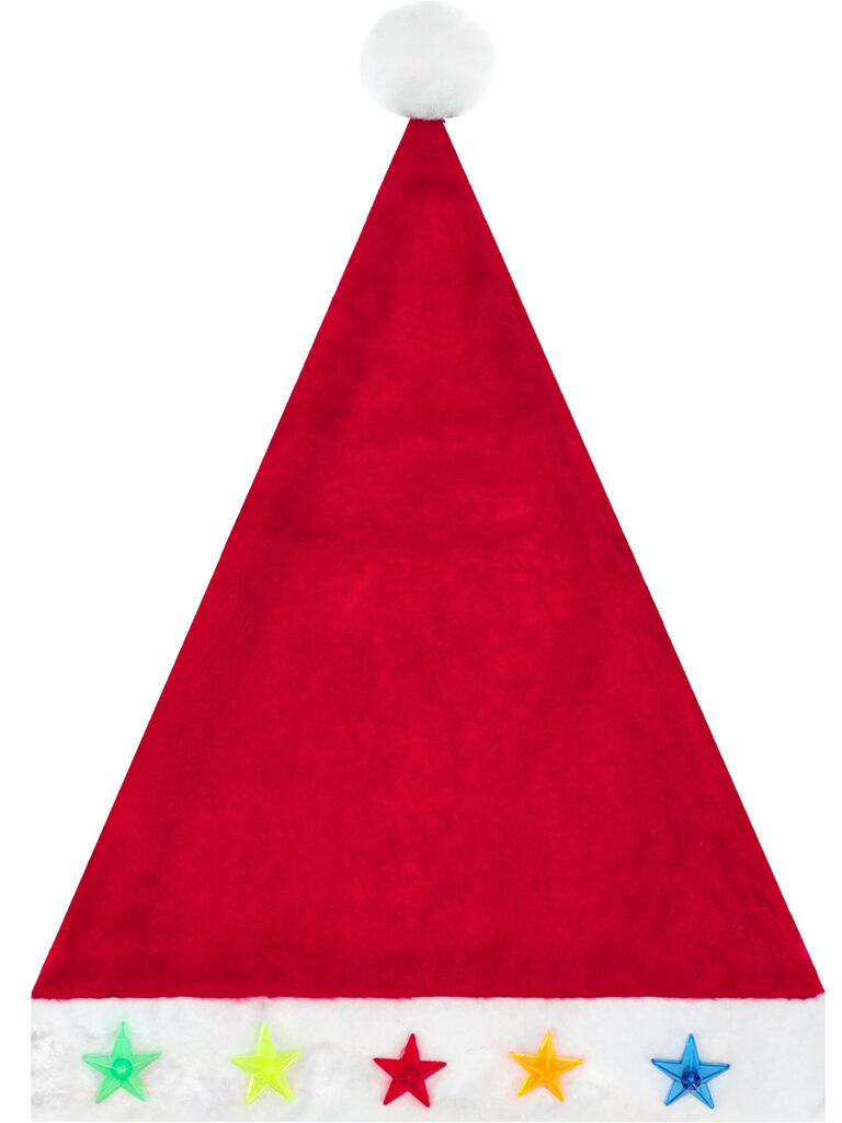 Колпак новогодний, красный