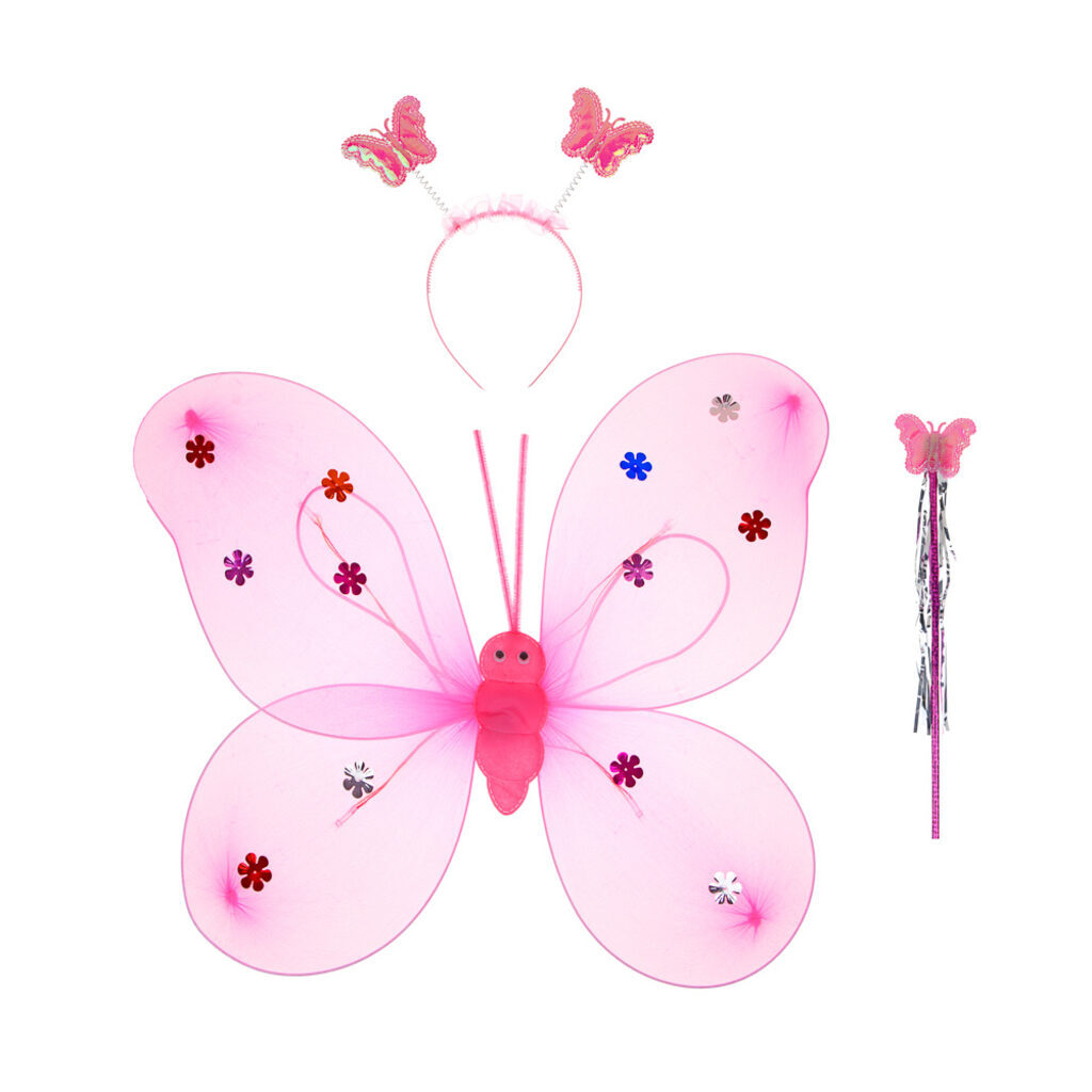 Карнавальный набор "Маленькая бабочка" крыльяЮ ободок и палочка