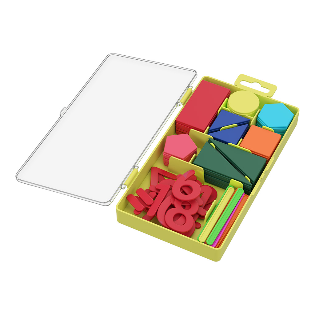 Набор счетных материалов пластиковый ErichKrause Neon Solid (в коробке по 142 шт)