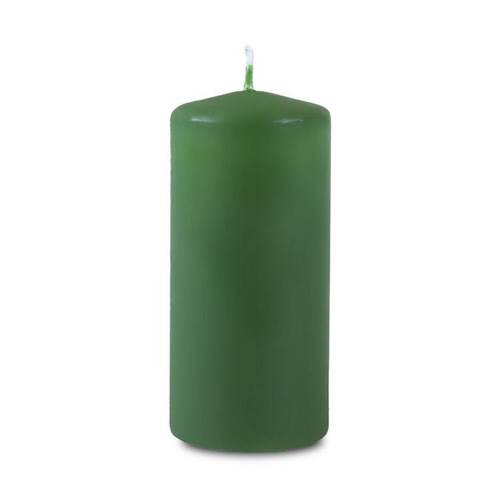 Свеча пеньковая 50*115мм темно-зеленая