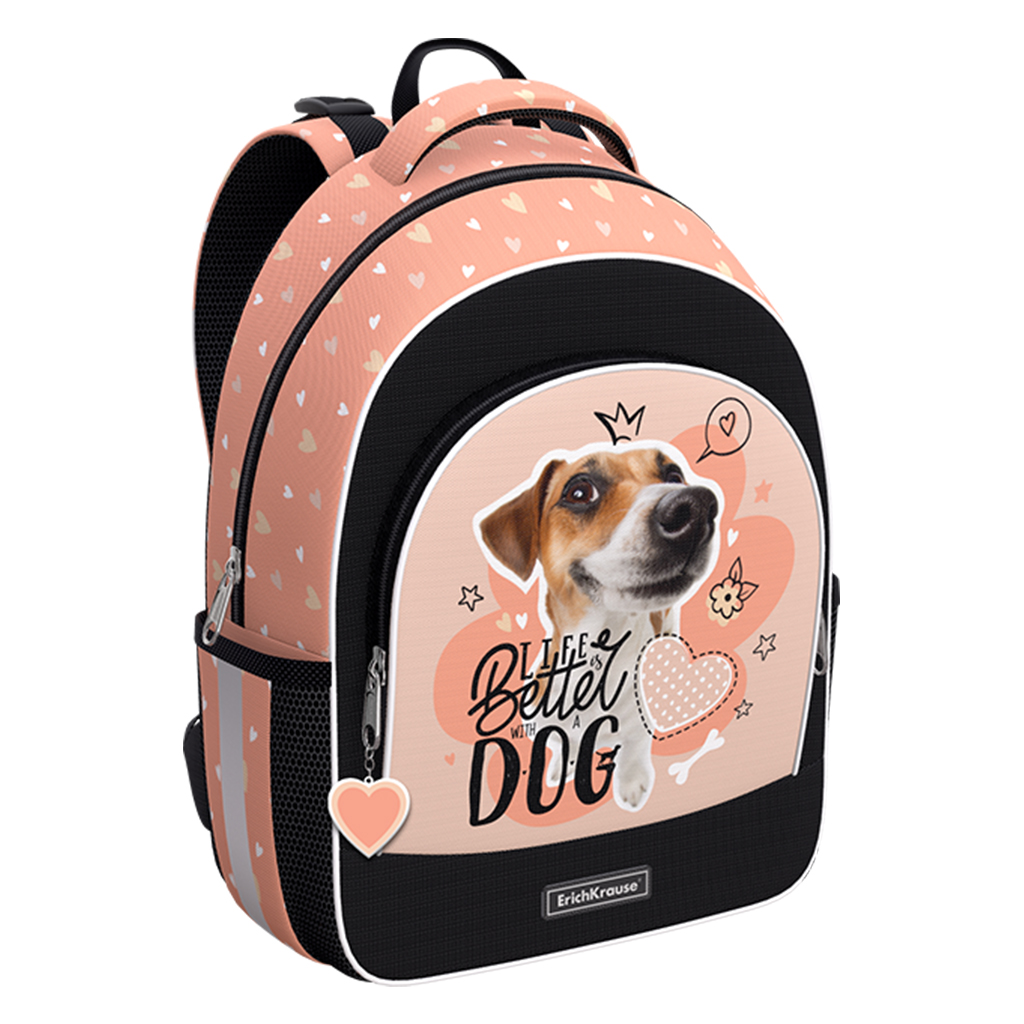 Ученический рюкзак с грудной перемычкой ErichKrause ErgoLine® 15L Jack Russell