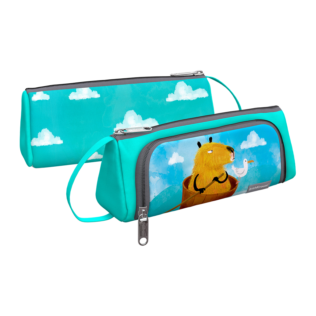 Пенал-органайзер ErichKrause 210x80x100мм Capybara Travel
