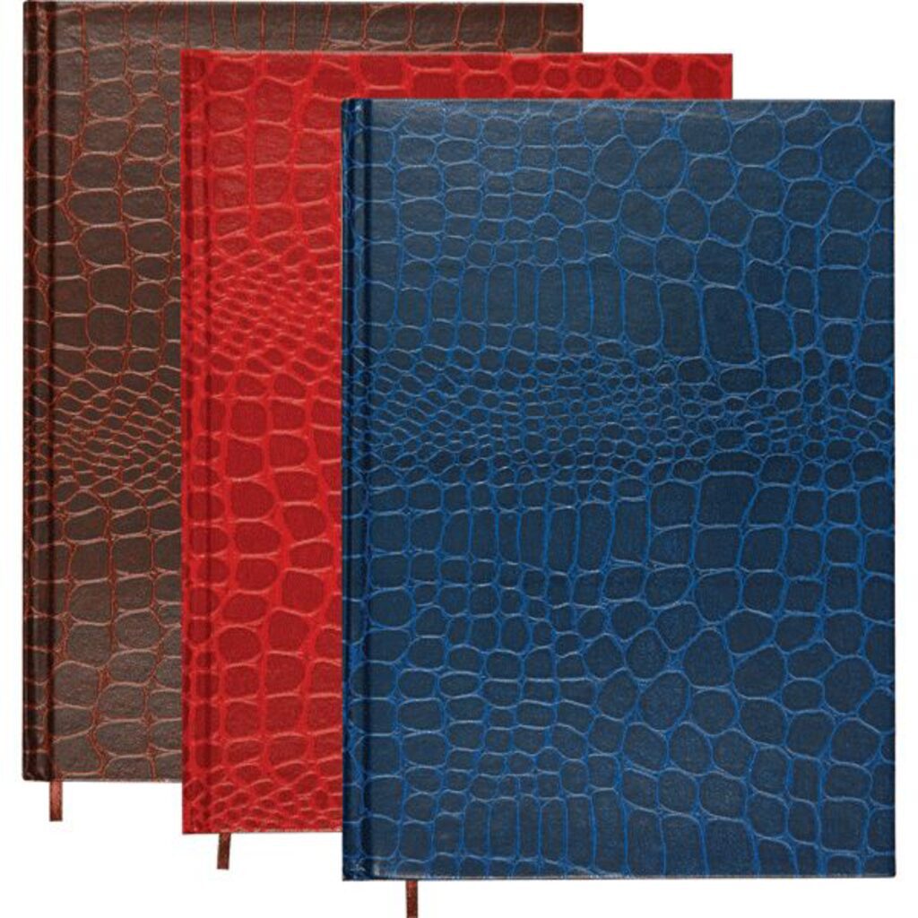 Записная книжка А5  80л. "Arkona", иск.кожа, тв. обложка, клетка, ляссе, ассорти