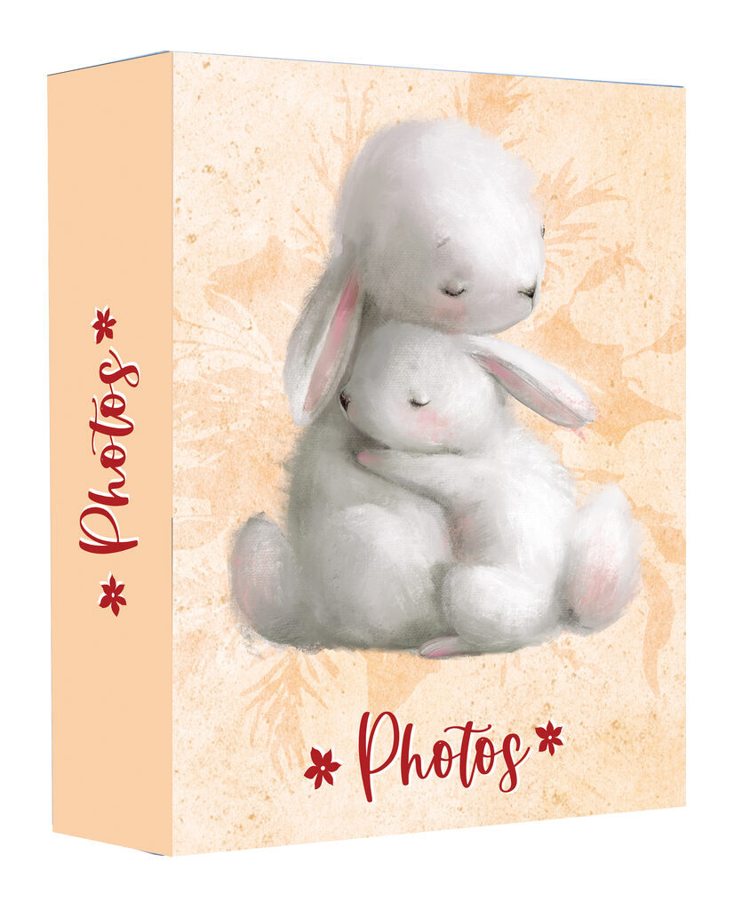 Фотоальбом 100 фото 10*15см Bunny life" Заячья жизнь, пластик.стр.