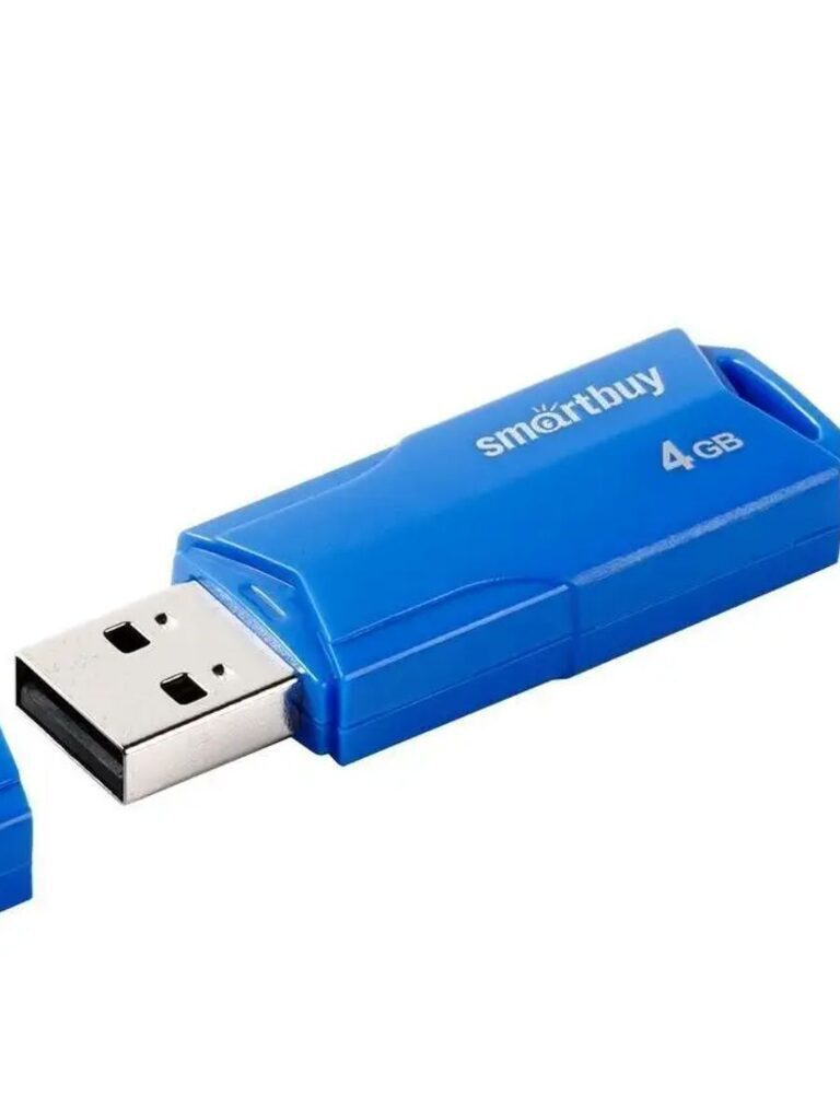 Флеш-драйв   4 GB USB 2.0 Smartbuy Clue Blue