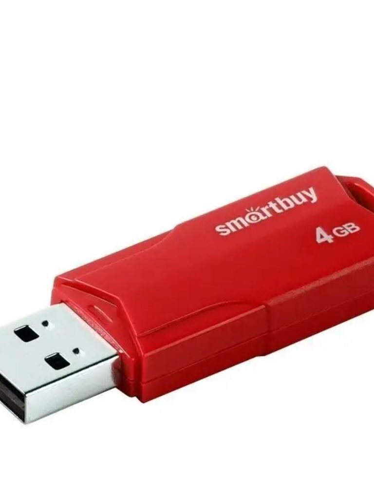 Флеш-драйв   4 GB USB 2.0 Smartbuy Clue Burgundy