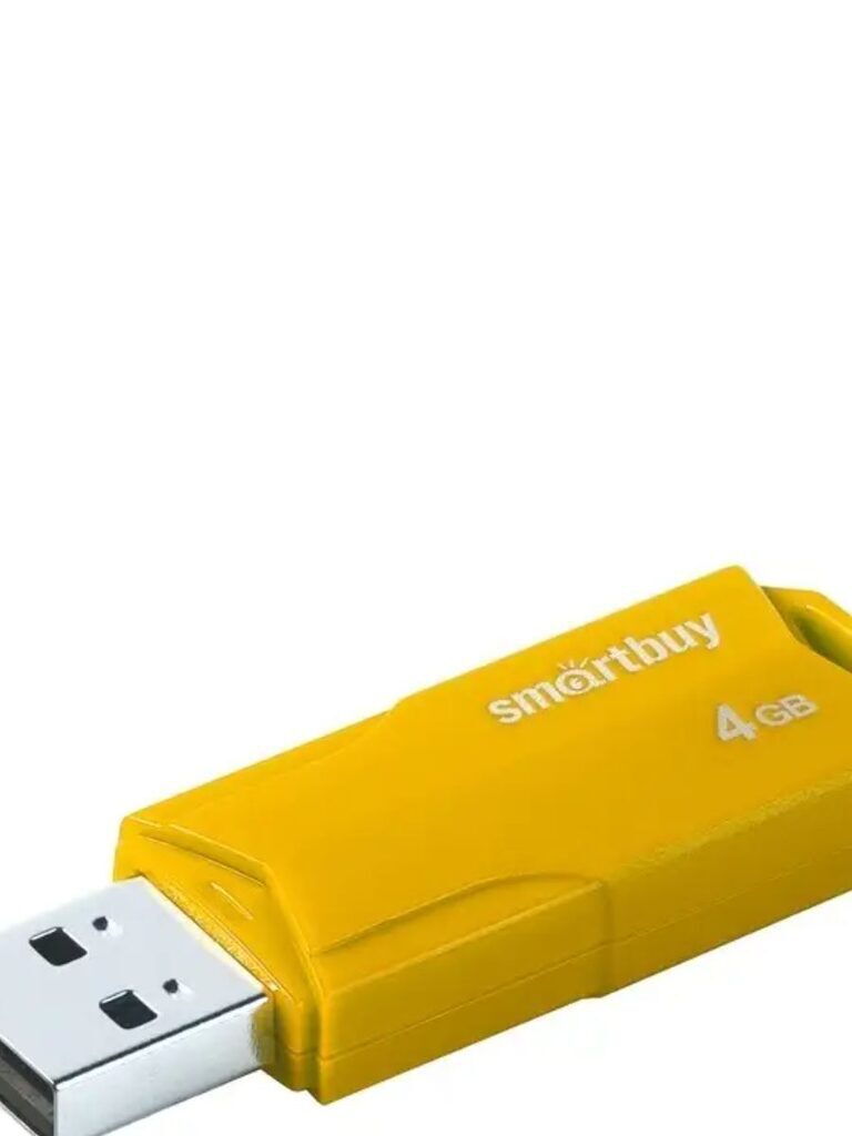 Флеш-драйв   4 GB USB 2.0 Smartbuy Clue Yellow
