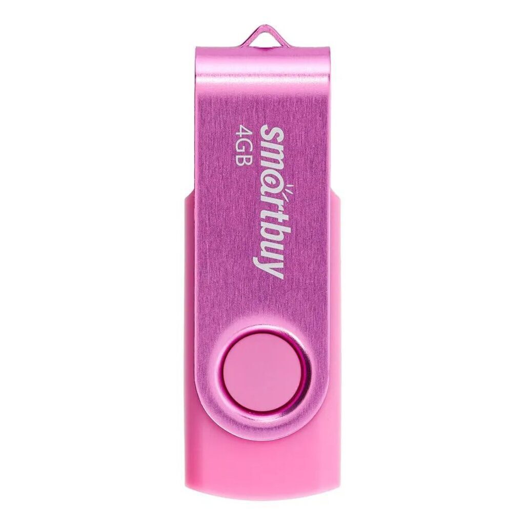 Флеш-драйв   4 GB USB 2.0 Smartbuy Twist Pink