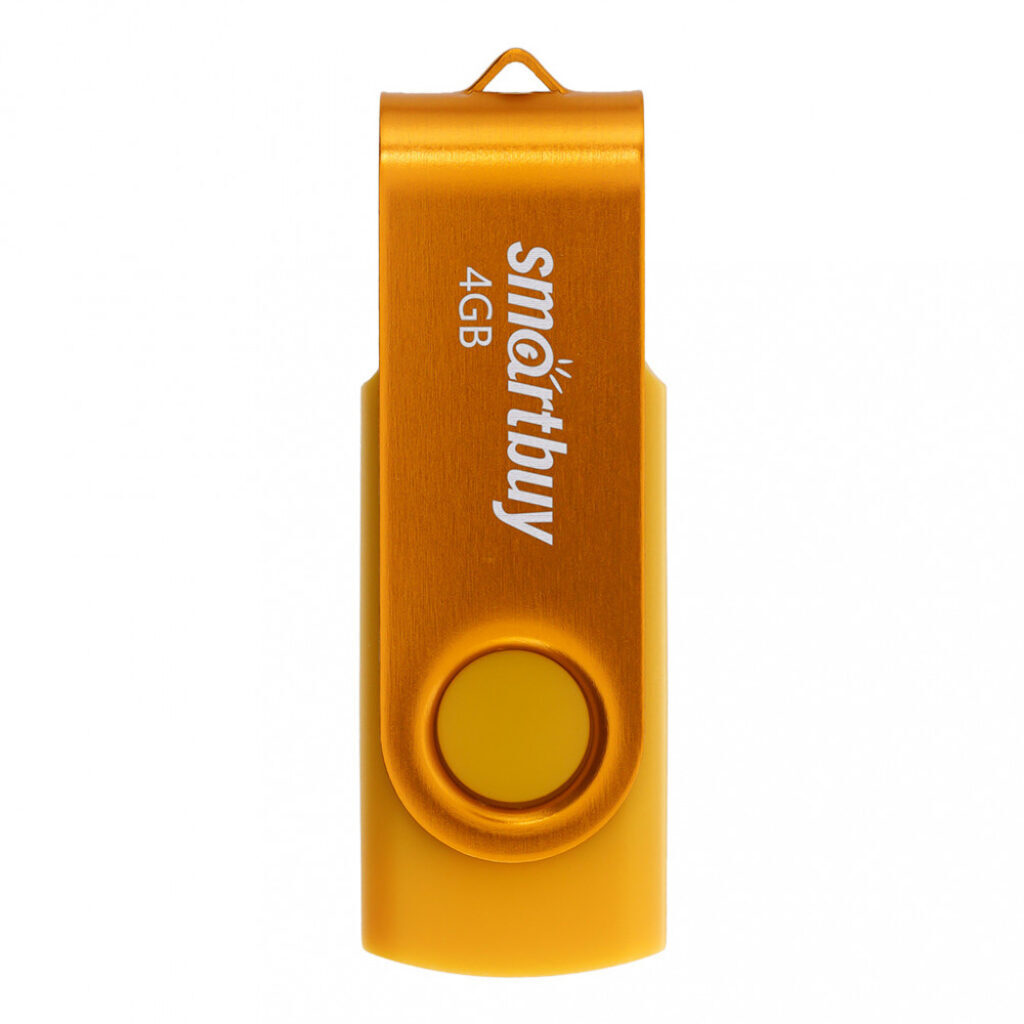 Флеш-драйв   4 GB USB 2.0 Smartbuy Twist Yellow