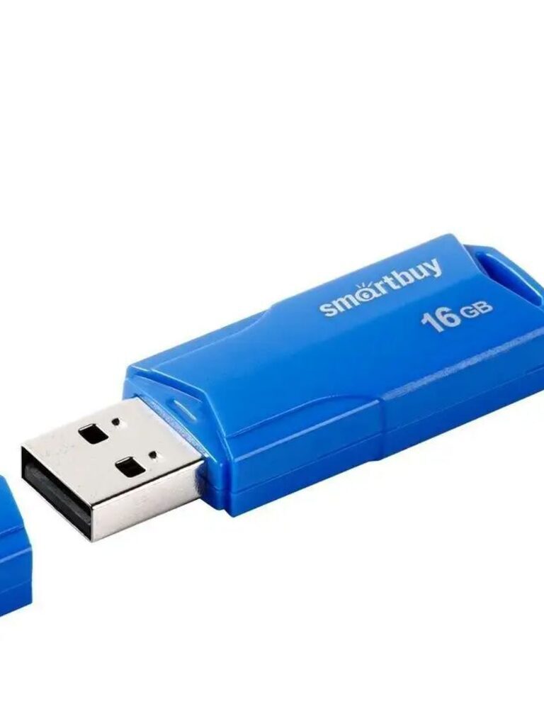 Флеш-драйв  16 GB USB 2.0 Smartbuy CLUE Blue