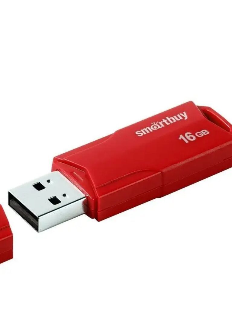 Флеш-драйв  16 GB USB 2.0 Smartbuy CLUE Red