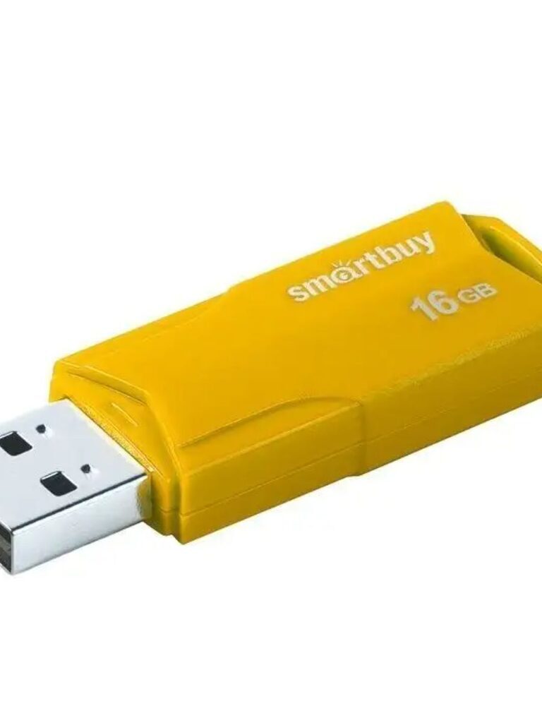 Флеш-драйв  16 GB USB 2.0 Smartbuy CLUE Yellow
