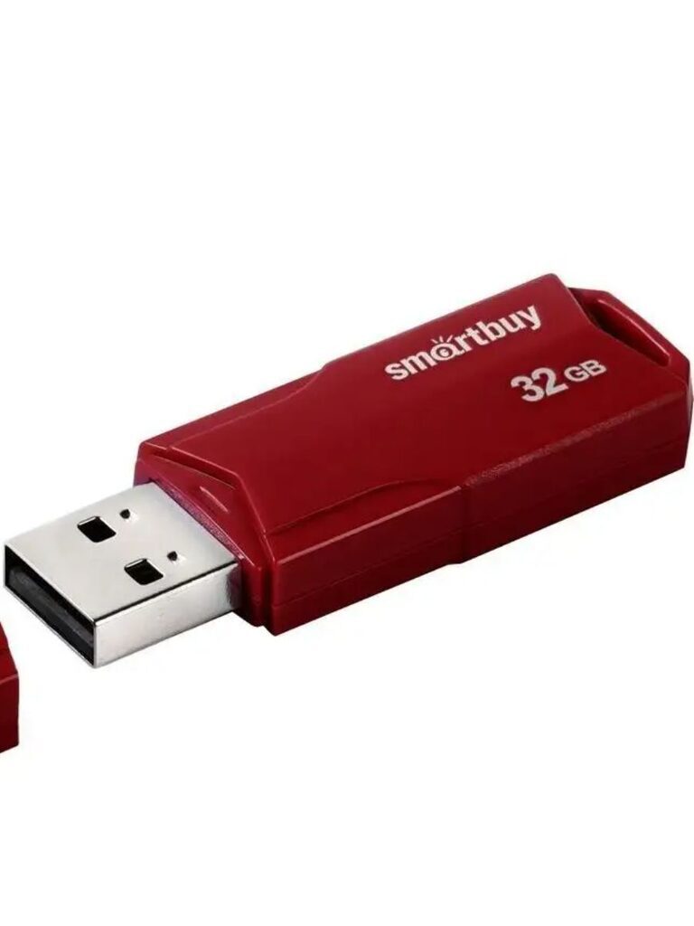 Флеш-драйв  32 GB USB 2.0 Smartbuy CLUE Burgundy