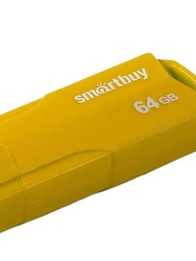 Флеш-драйв  64 GB USB 2.0 Smartbuy CLUE Yellow