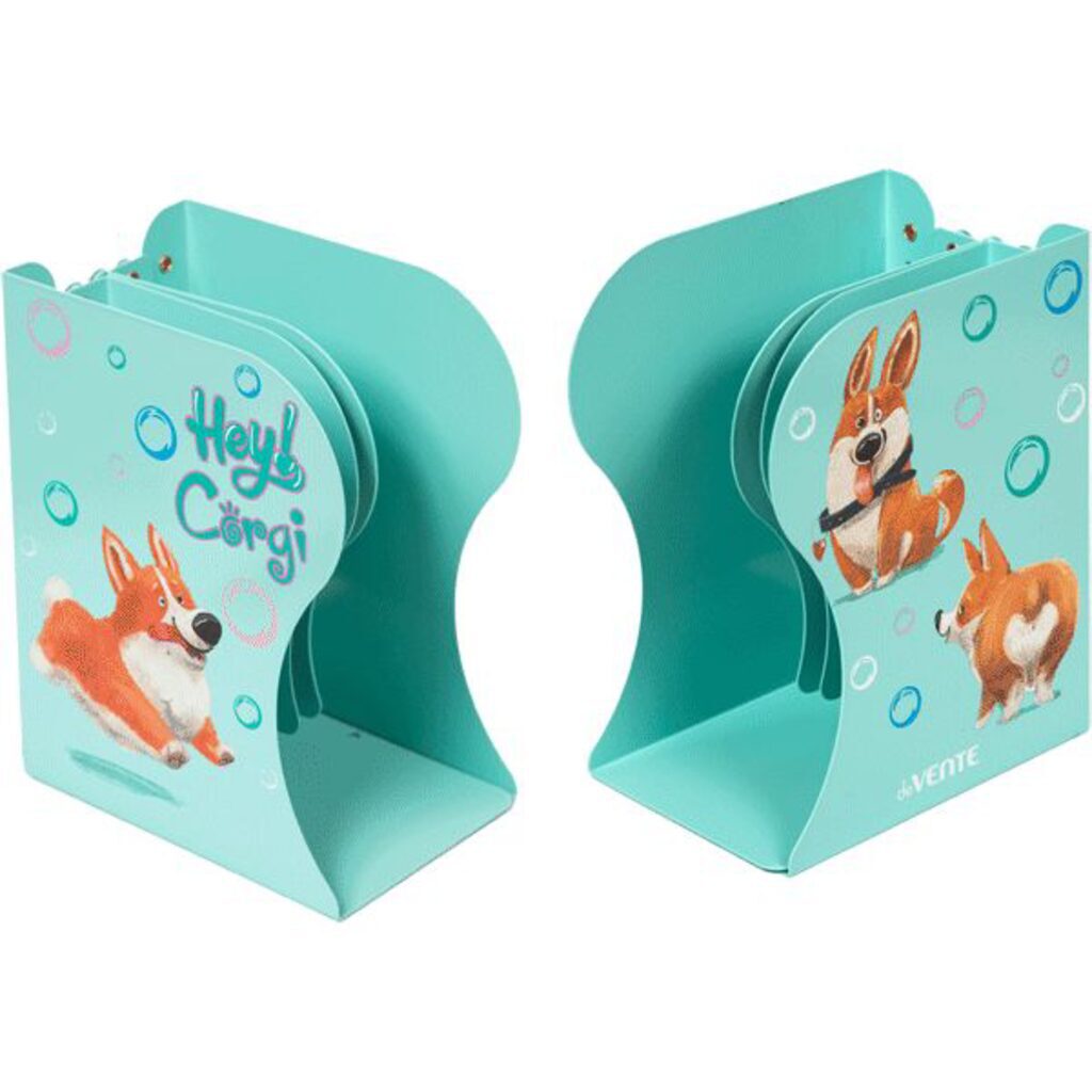 Подставка для книг "Hey Corgi" 19*15см полностью металл, телескопическая