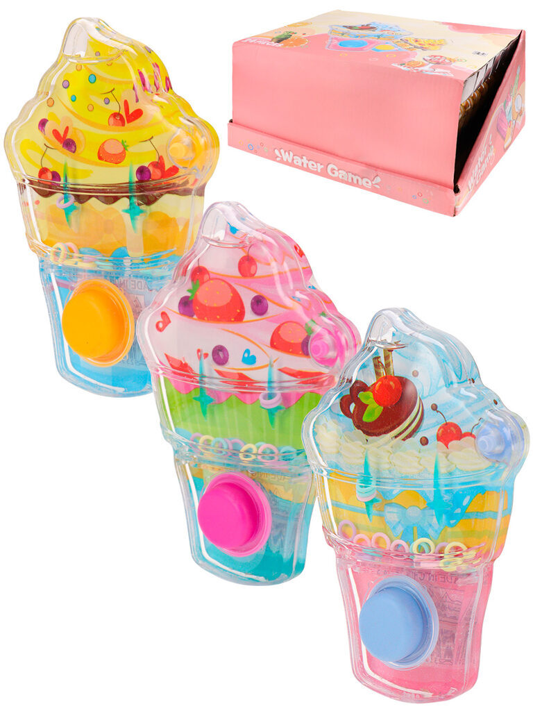 Игра водяная с кольцами "Мороженое" 11см