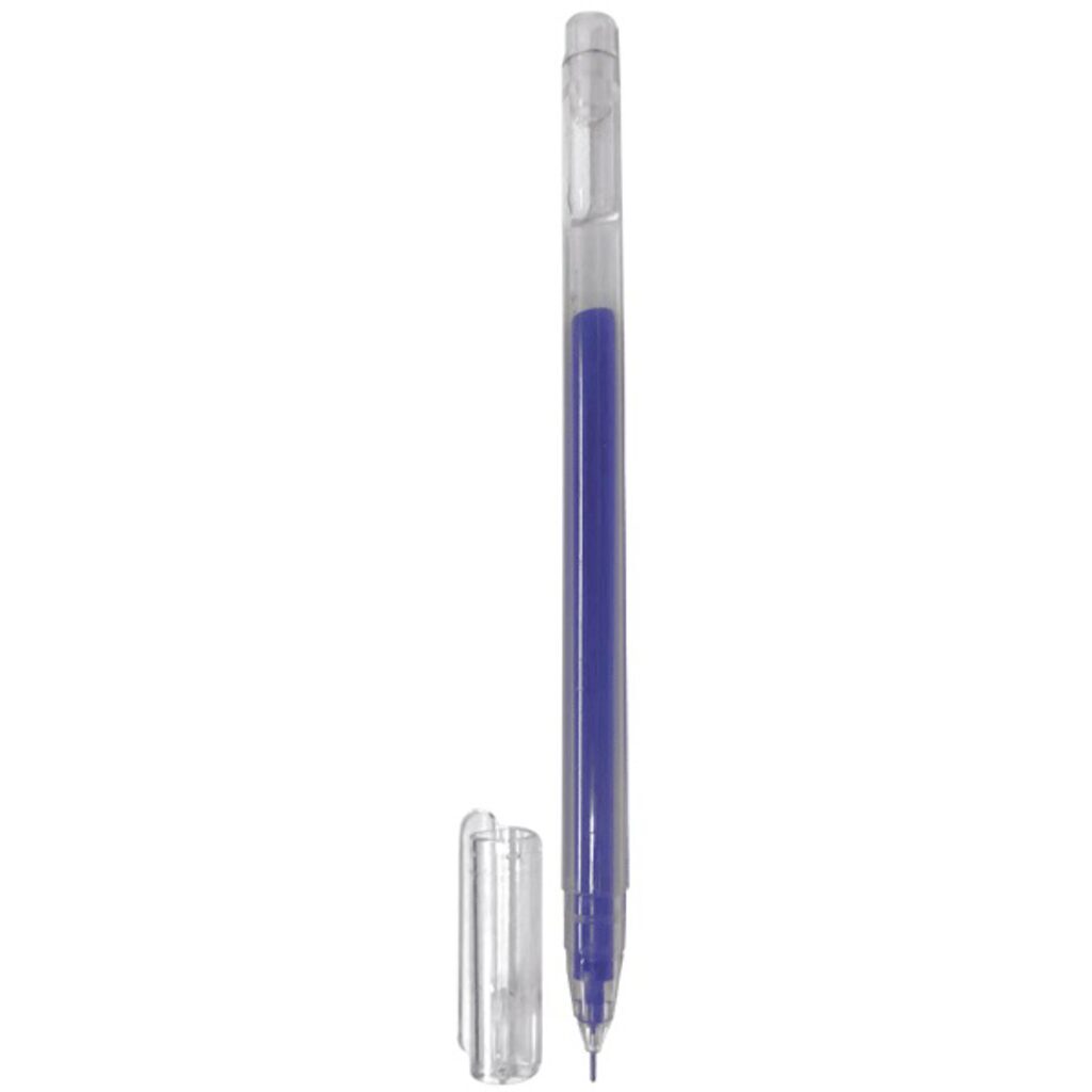 Ручка гелевая стираемая deVENTE "Snella"" синяя, 0,5мм, прозр.корпус