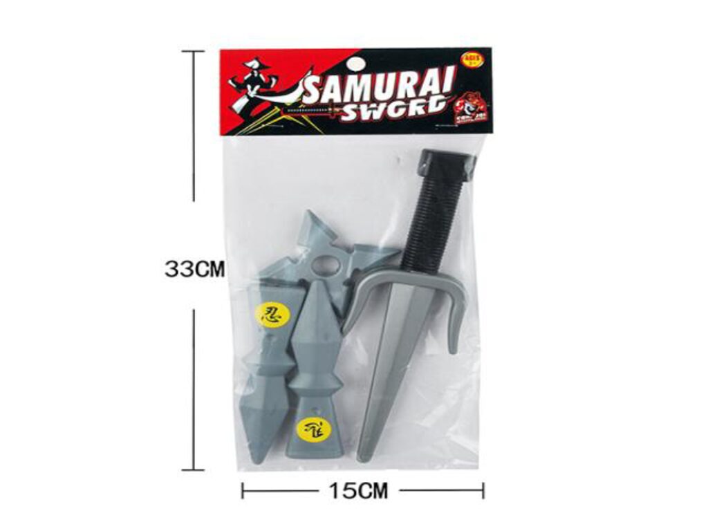 Игровой набор "Клинок Самурая" 24см, метательные ножи