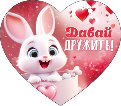 Открытка А6 "Давай дружить"