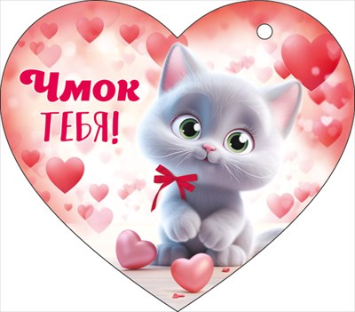 Открытка А6 "Чмок тебя"