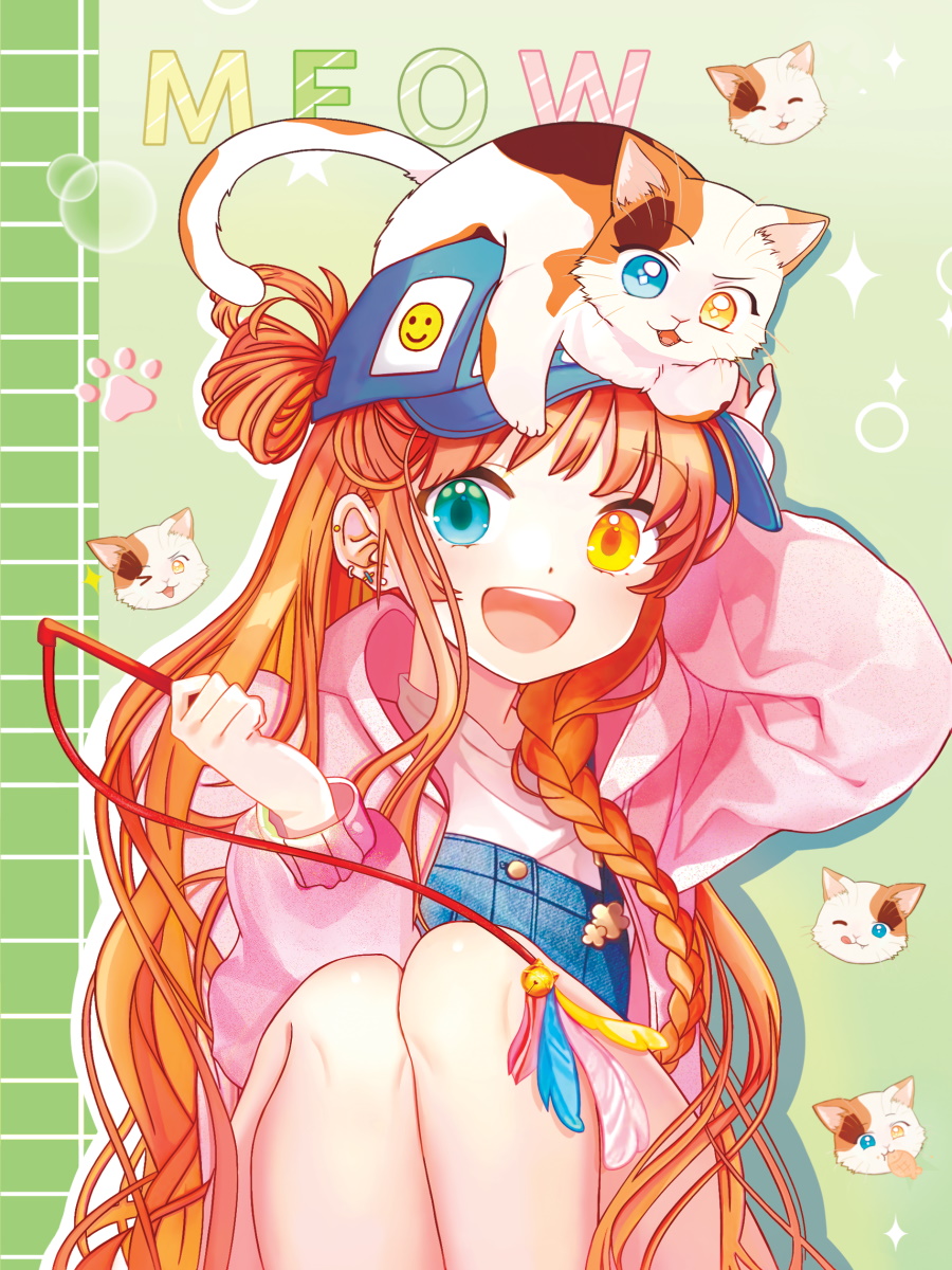 Точкабук А5  72л., 7БЦ "Anime Pets. Девочка с котиком"
