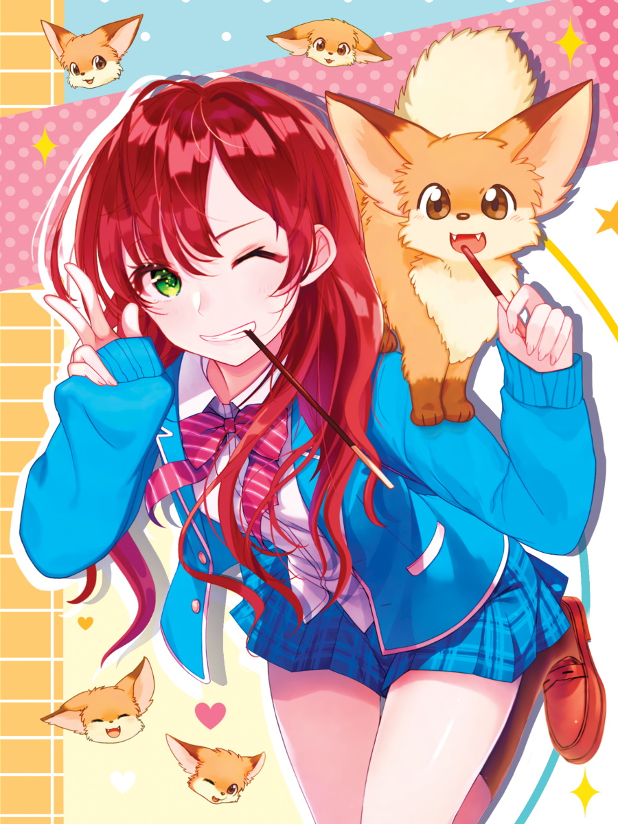 Точкабук А5  72л., 7БЦ "Anime Pets. Девочка с лисой"