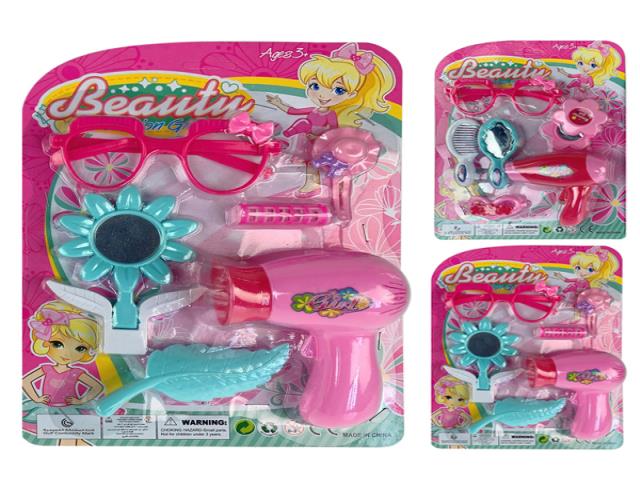 Игровой набор для девочек с феном и очками