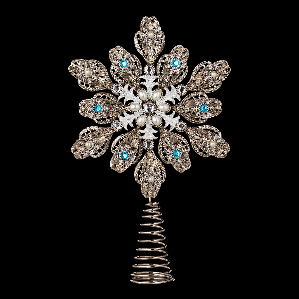 Верхушка ErichKrause Decor Ледяной цветок 32см, металл