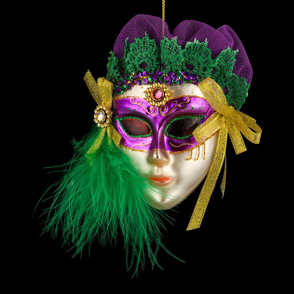 Украшение ErichKrause Decor Венецианская маска 15см, стекло