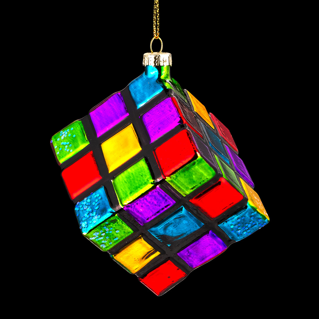 Украшение ErichKrause Decor Кубик Рубика 5.5см, стекло