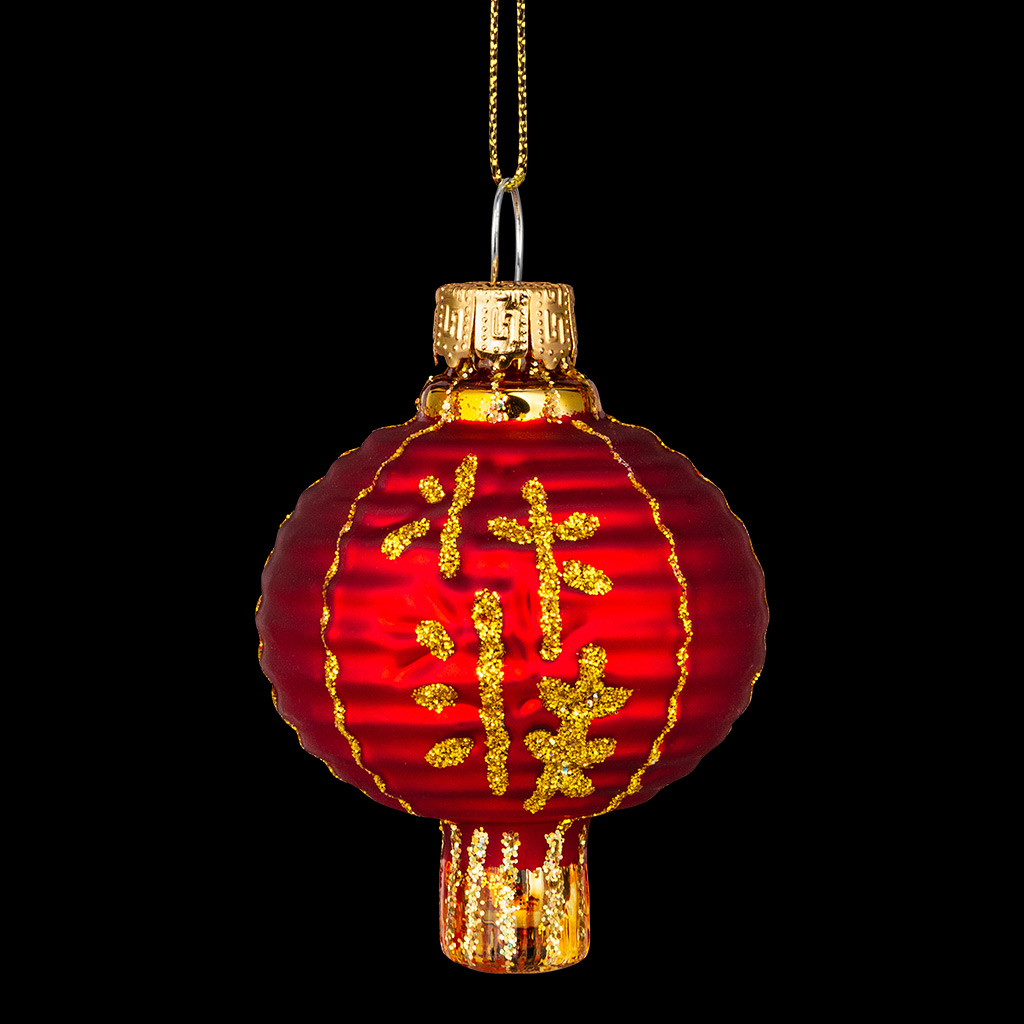 Украшение ErichKrause Decor Китайский фонарик 6см, стекло