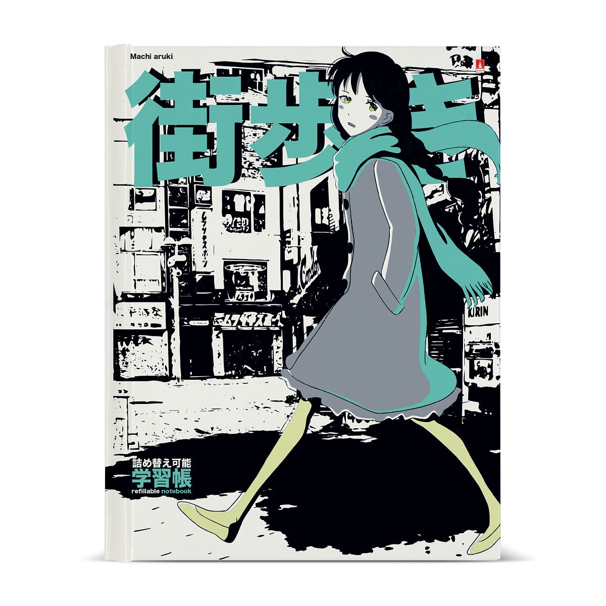 Тетрадь А5  80л кл. на кольцах Альт "Manga anime. City" глянц.лам.