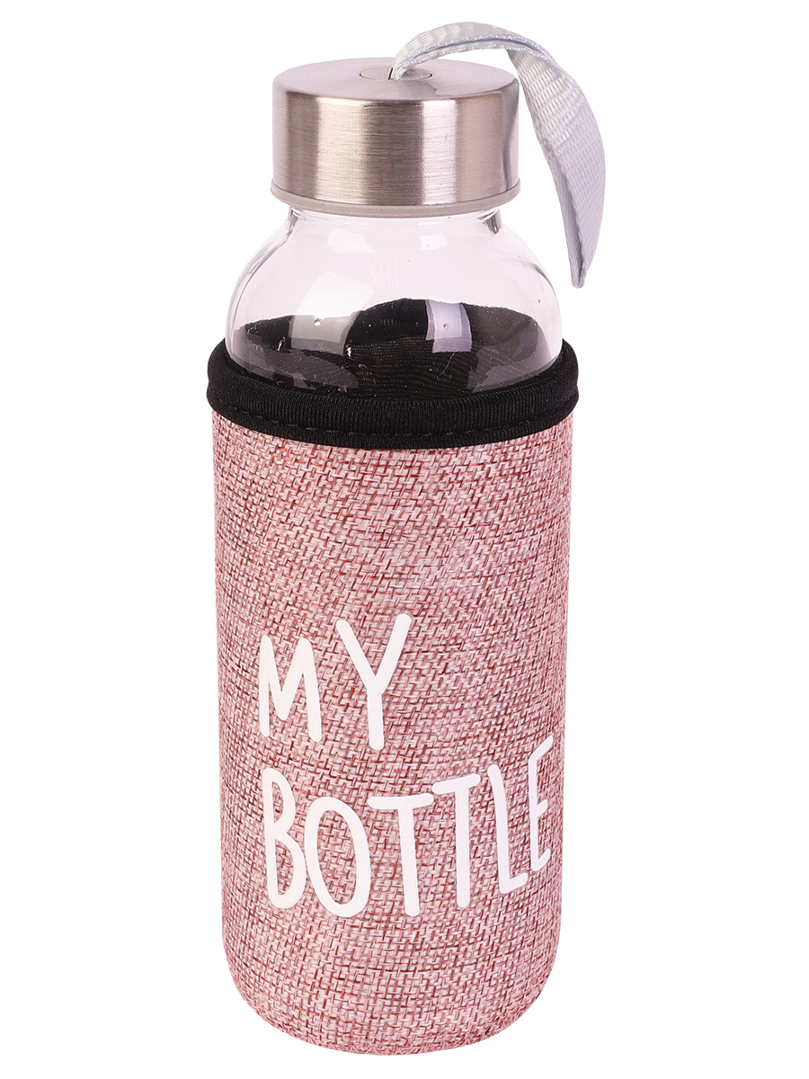 Бутылка для воды 300мл "My bottle" розовая