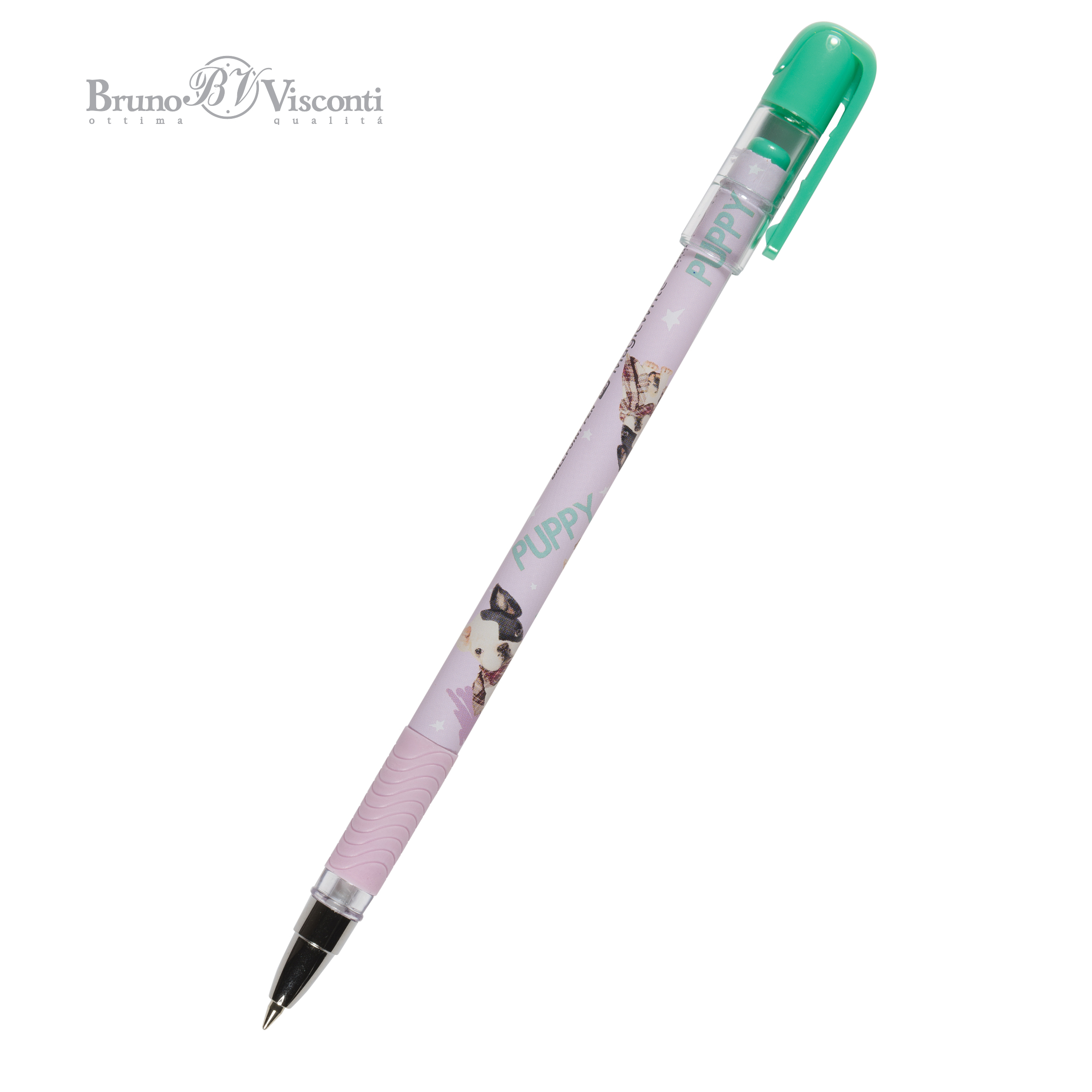 Ручка шар. BV "MagicWrite. Бульдог" 0,5мм, синяя