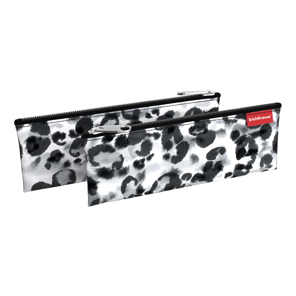 Пенал конверт ErichKrause® 220х90мм Grey Leopard