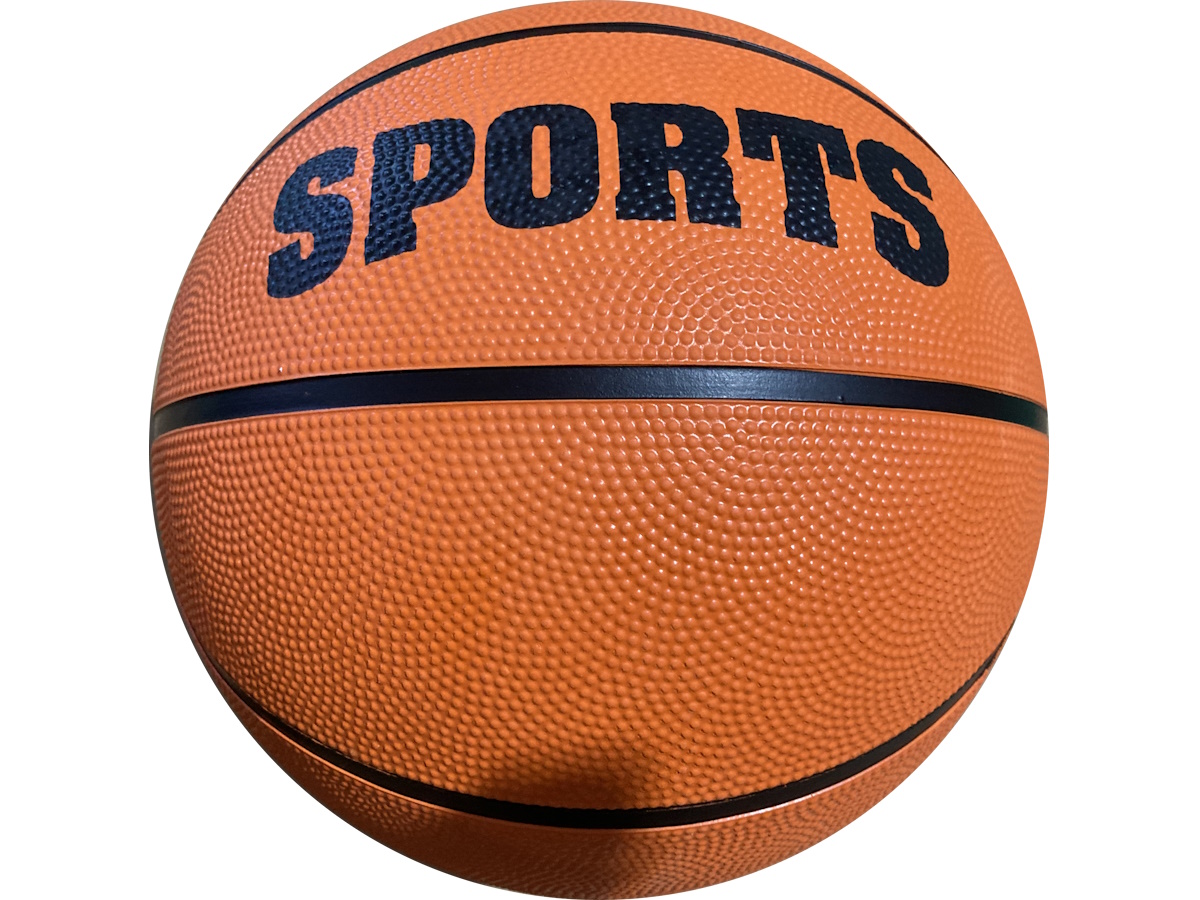 Мяч спортивный баскетбольный 34 см, 480гр, оранжевый НЕ НАДУТЫЙ