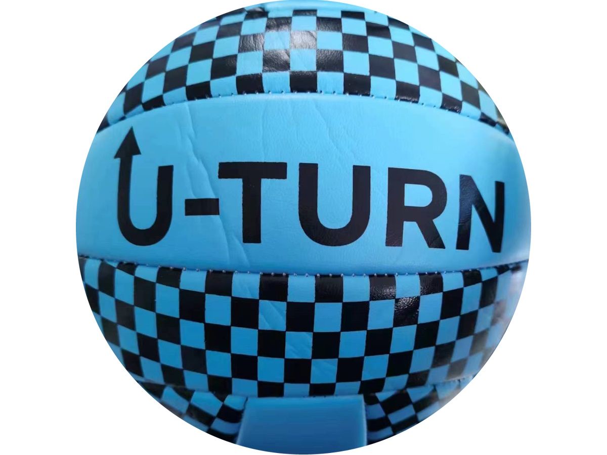 Мяч спортивный волейбольный 33см, размер 5,PVC, 260гр, синий НЕ НАДУТЫЙ