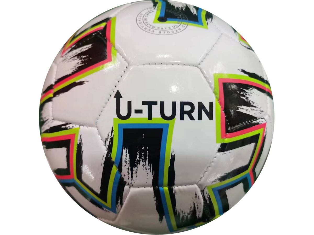 Мяч спортивный футбольный 35 см, PVC, 300гр,цвет микс, НЕ НАДУТЫЙ