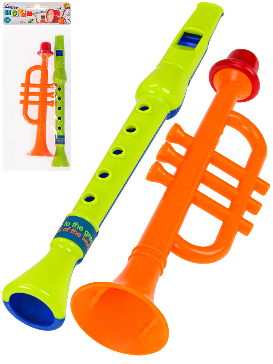 Набор музыкальных инструментов "Веселый оркестр" 2 предмета
