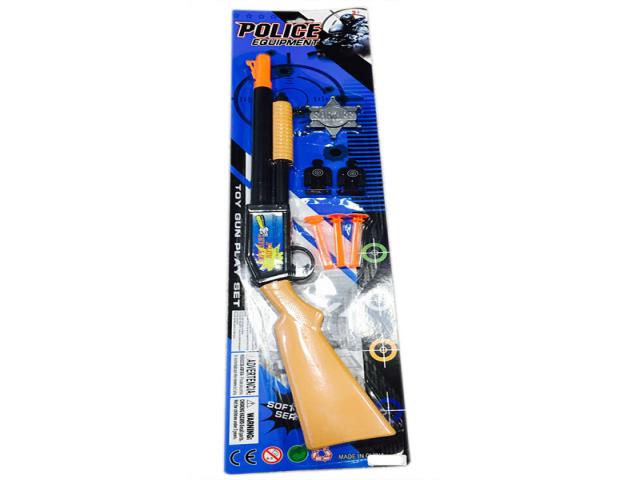 Игровой набор "Полиция" с помповым ружьем с пулями присосками и аксессуарами