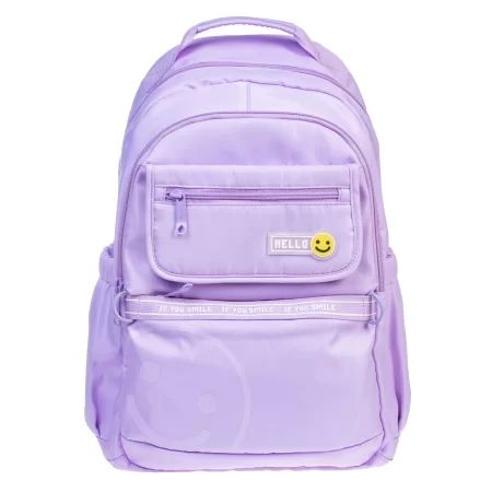 Рюкзак школьный 45,5*31,5*15,5см Hatber "Marmalade. Lavender" полиэстер