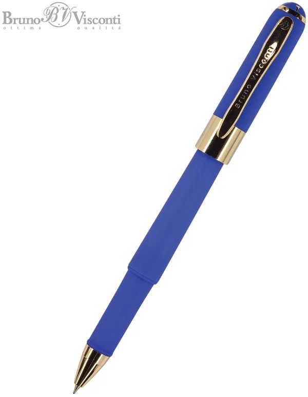 Ручка "Monaco. Синяя" шарик., 0,5мм, пластик/металл., синие чернила + стержень