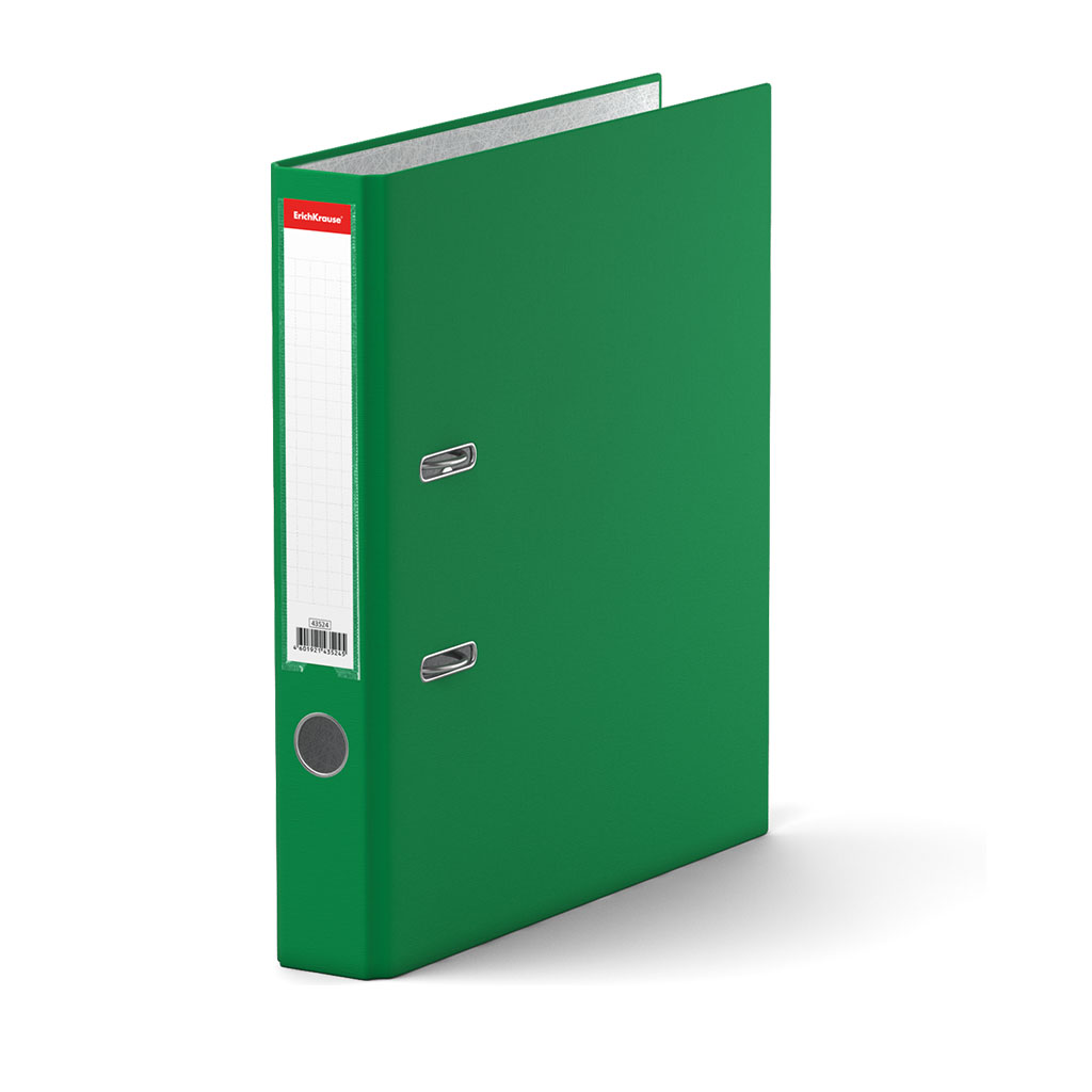 Папка-регистратор с арочным механизмом разборная ErichKrause Гранит, А4, 50 мм, зеленый