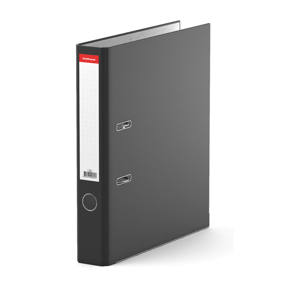Папка-регистратор с арочным механизмом разборная ErichKrause Стандарт, А4, 50 мм, черный