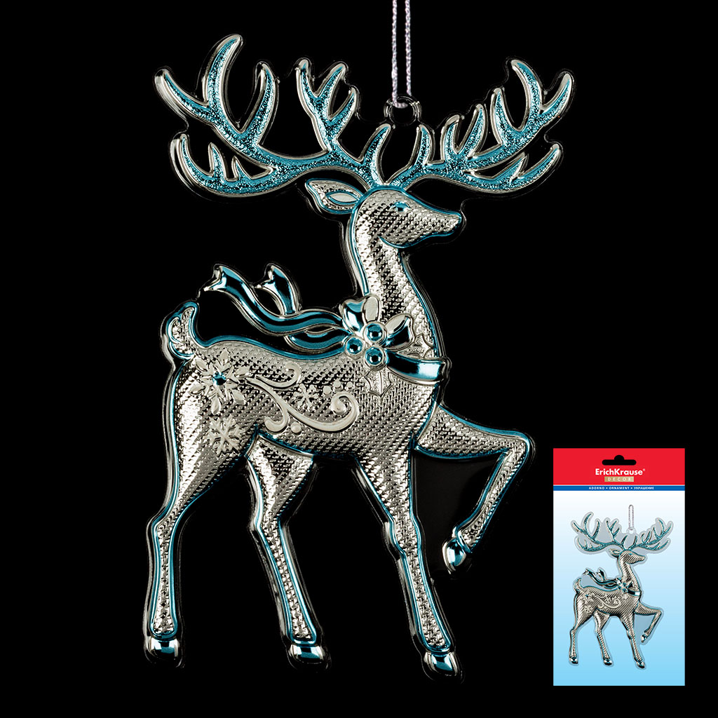 Украшение ErichKrause Decor® Олень ледяной 16.5см