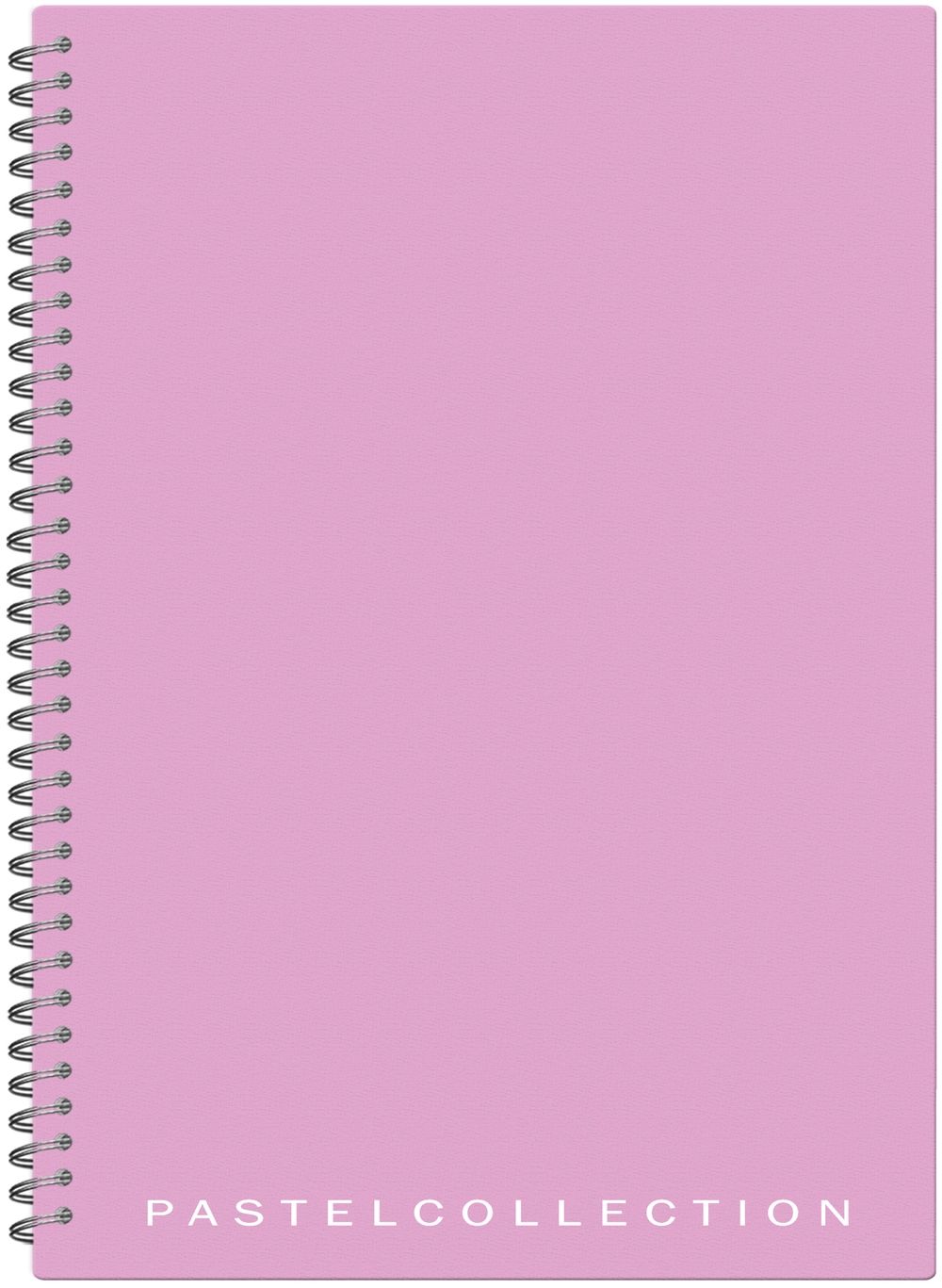 Тетрадь А4  80л кл. гребень Полином пласт.обл. "Pastel Collection Pink"